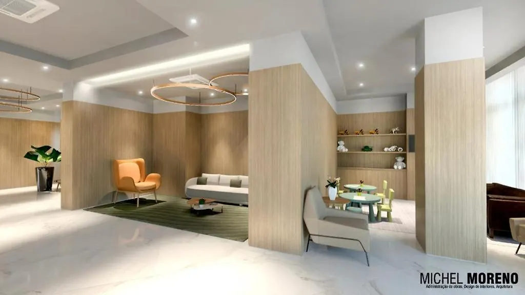 아파트 Flat De Luxo Com Vista Para Aeroporto De Congonhas H1812 상파울루 브라질